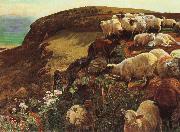 William Holman Hunt Being English coasts oil on canvas